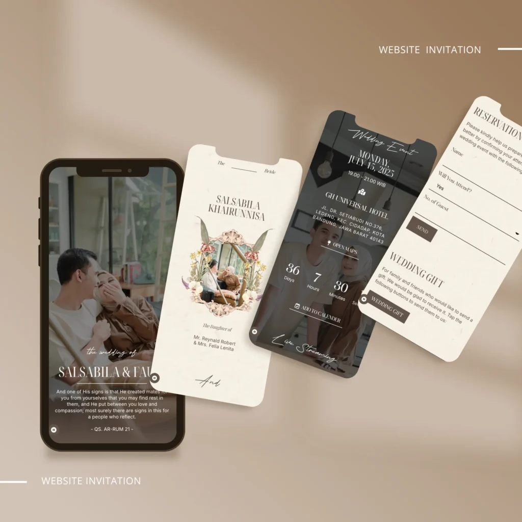 Mockup - Undangan Digital Bandung