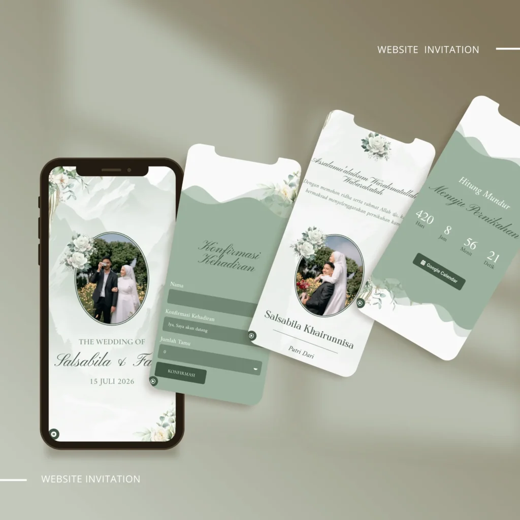 Mockup - Undangan Digital Bandung