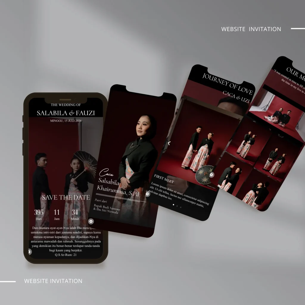 Mockup - Undangan Digital Bandung