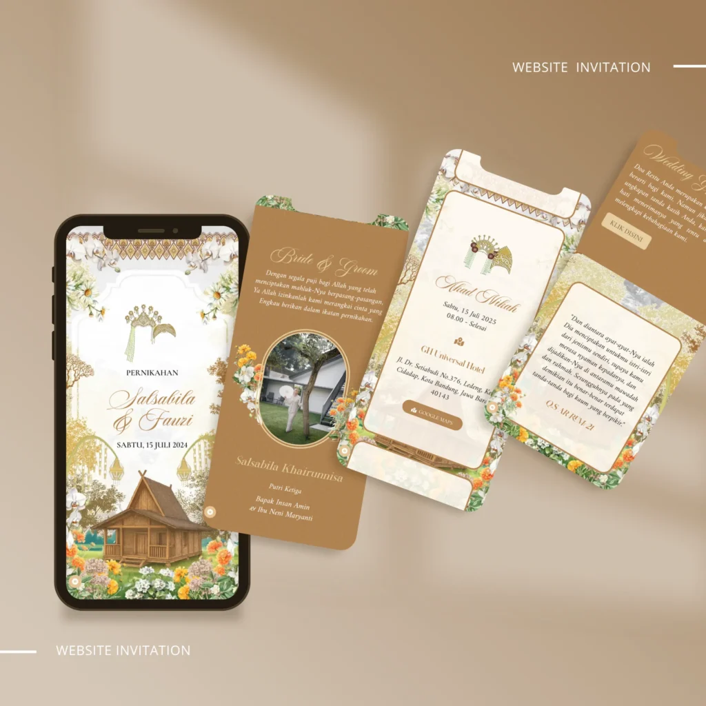 Mockup - Undangan Digital Bandung